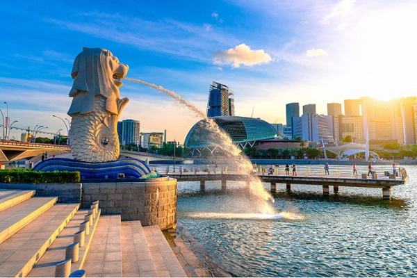 cong-vien-merlion-tai-Singapore