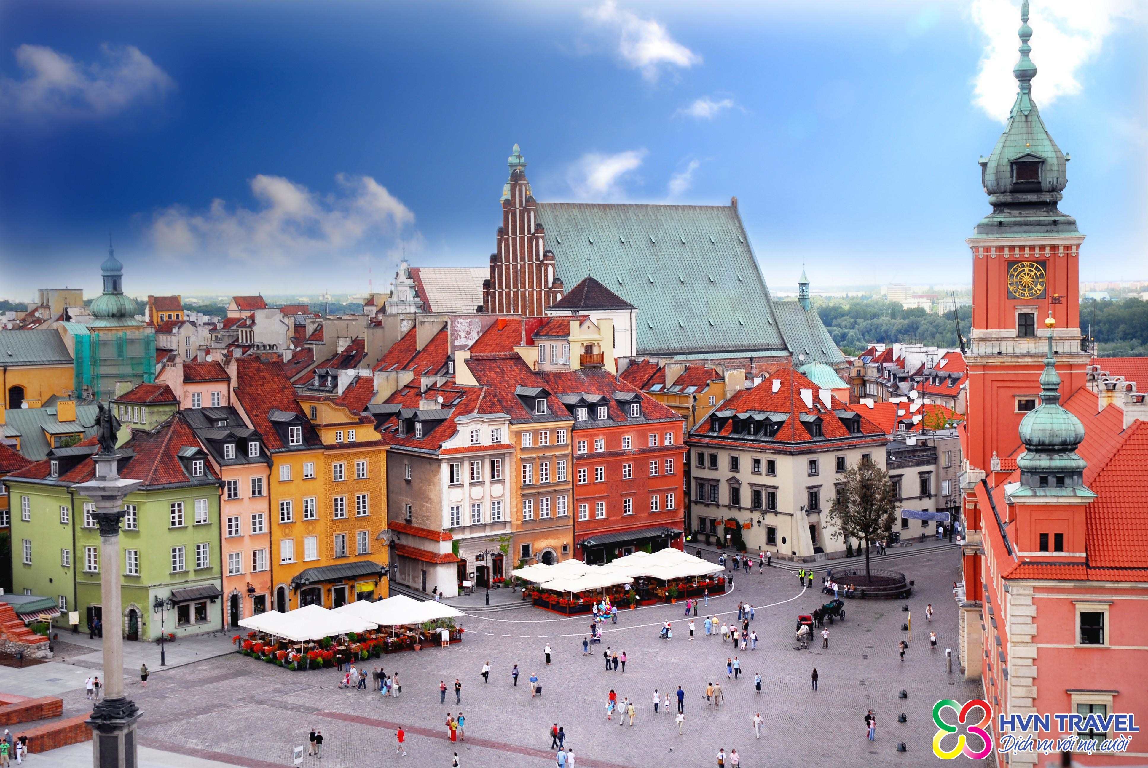 ĐỨC – CH SÉC – ÁO – HUNGARY – BA LAN (13N -12D)
