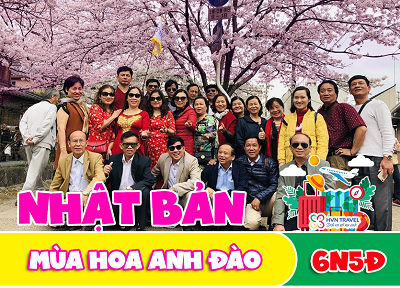 Tour Du lịch Nhật Bản Hoa Anh Đào Khởi hành từ Sài Gòn bay Vietnam Airlines