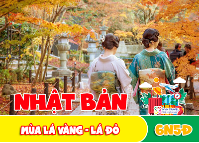 Tour du lịch Nhật Bản Trải nghiệm mùa thu lá vàng